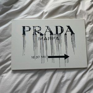 Prada drip canvas